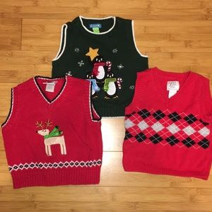 Holiday sweater vest bundle